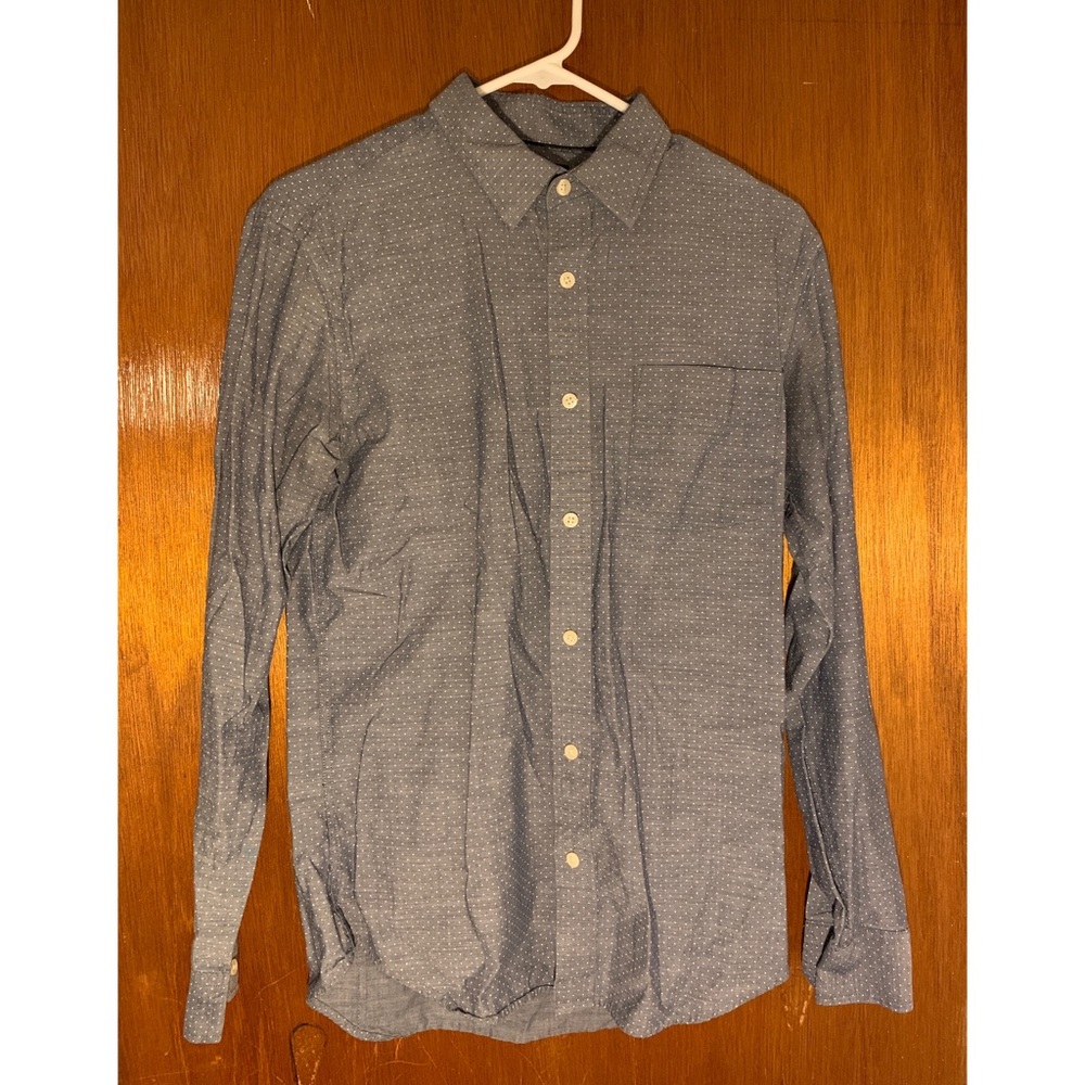 Blueish/grey w/white dots, Banana Republic